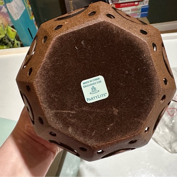 Partylite Rustic Pumpkin Tealight Holder - Picture 5 of 5